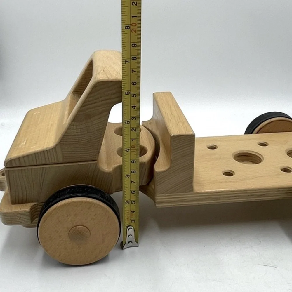 NIC “Creamobil” Beechwood Wooden Truck Base Model-Long: Manufactured in Germany